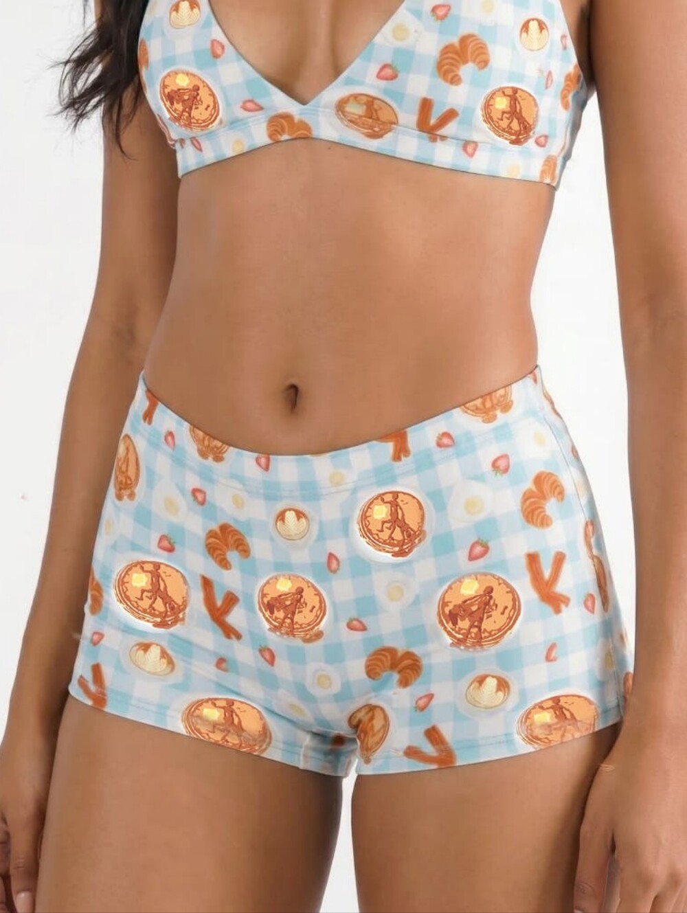 NWT Shinesty The Good Moaning - Naughty Breakfast Modal Boyshort Underwear XS